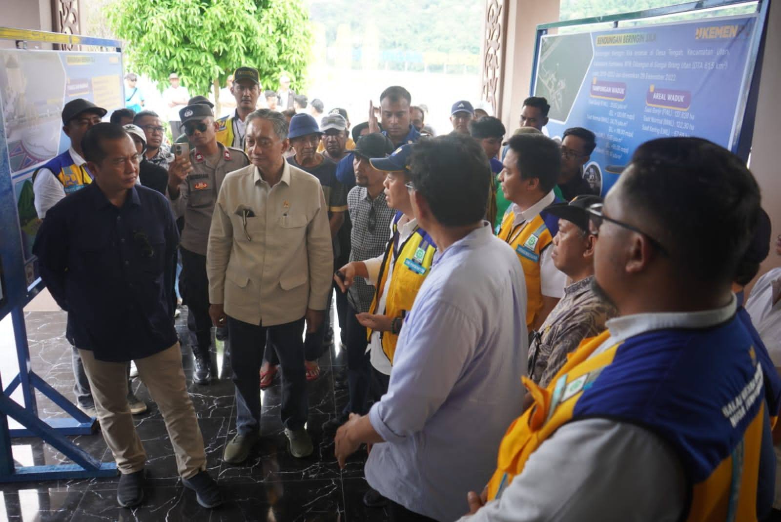 Menteri PUPR Tinjau Bendungan Beringin Sila, Tegaskan Komitmen Pembangunan Berkelanjutan di Sumbawa