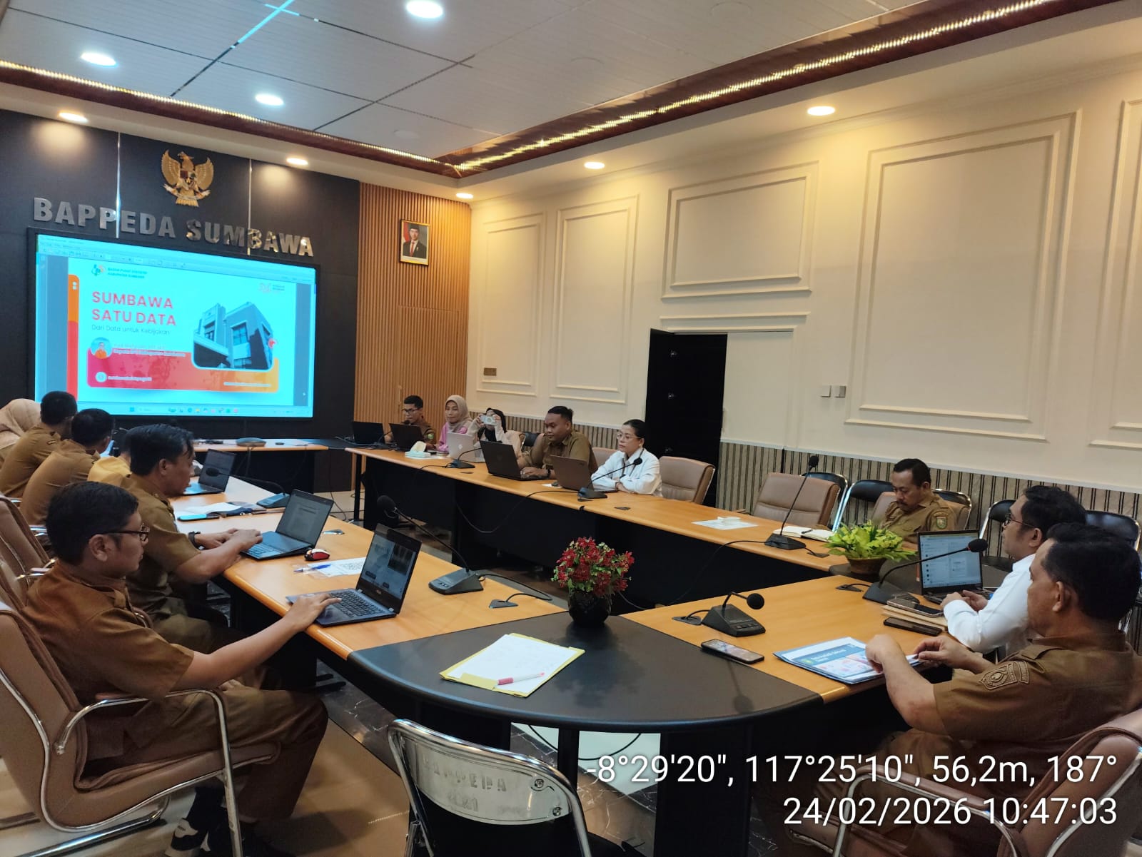 Bapperida, BPS dan Diskominfotiksandi Konsolidasikan Penyediaan Data Tahun 2026